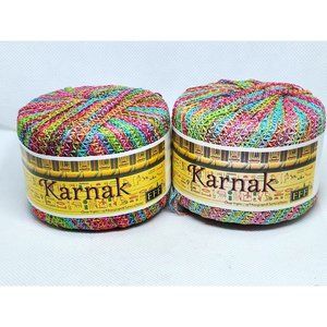 Karnak Cotton/Nylon Multicolored Bright Color 3004 Italian Made 103yd Yarn